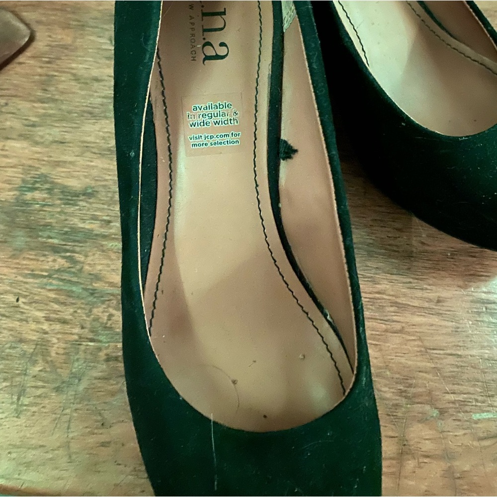 Ana Black Wedge Heels